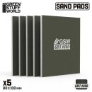 Green Stuff World - Rigid Sanding Pads 800 grit