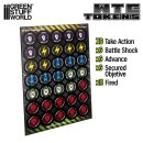 Green Stuff World - WTC Token Set Wh40k compatible...