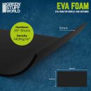 Green Stuff World - Cosplay Black EVA foam 5mm - Medium...