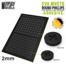 Green Stuff World - Adhesive EVA round phillips rivets 2mm