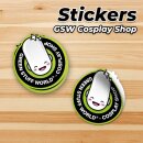 Green Stuff World - Cosplay Sticker GSW