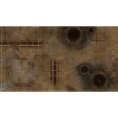 GameMat.eu - 44"x60" Double sided G-Mat: Inch Guide Quarantine and Fallout