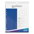 Ultimate Guard - 18-Pocket Pages Side-Loading (10) - Blue