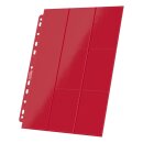 Ultimate Guard - 18-Pocket Pages Side-Loading (10) - Red