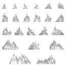 Green Stuff World - Large Fire Flames 1:48-1:35