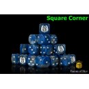 Baron of Dice - Storm Dragon 16mm Square Corner Dice (25)