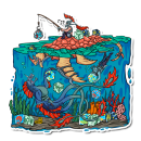 Baron of Dice - Premium Vinyl Stickers - Sea Elves