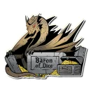 Baron of Dice - Premium Vinyl Stickers - Ancient Dragon