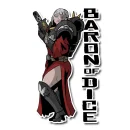 Baron of Dice - Premium Vinyl Stickers - Pin-Up