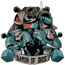 Baron of Dice - Premium Vinyl Stickers - Hydra