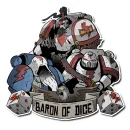 Baron of Dice - Premium Vinyl Stickers - Star Hunters