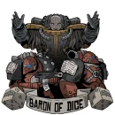 Baron of Dice - Premium Vinyl Stickers - Sermon