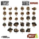 Green Stuff World - 1000x Battlefield Resin Skulls 1:48-1:35