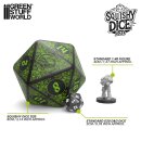 Green Stuff World - Squishy D20 Dice - GOBLIN