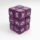 Green Stuff World - 12x D6 16mm Dice - Purple Black