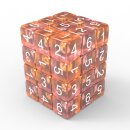 Green Stuff World - 36x D6 12mm Dice - Clear Pink / Orange