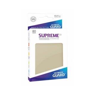 Ultimate Guard - Supreme UX Sleeves Standard Size Sand (80)
