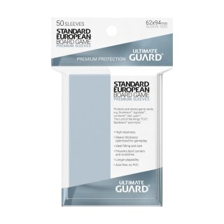 Ultimate Guard - Premium Soft Sleeves for Board Game Cards Standard European