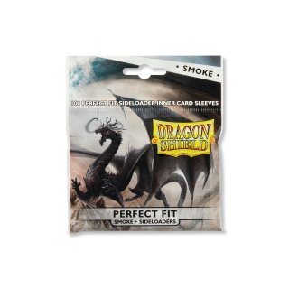 Dragon Shield - Standard Perfect Fit Sideloading Sleeves - Clear/Smoke (100 Sleeves)