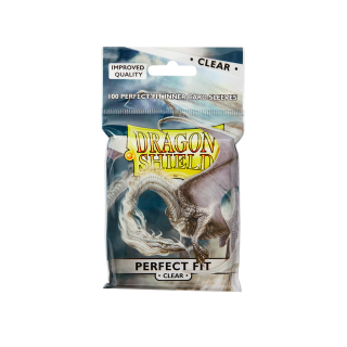 Dragon Shield - Standard Perfect Fit Toploading Sleeves - Clear/Clear (100 Sleeves)