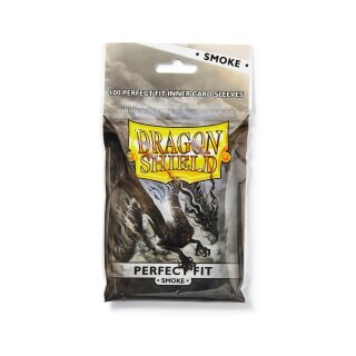 Dragon Shield - Standard Perfect Fit Toploading Sleeves - Clear/Smoke (100 Sleeves)
