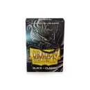 Dragon Shield Japanese Size Sleeves (60 Sleeves) - Classic Black