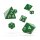 Oakie Doakie Dice RPG-Set Solid (7) - Green