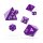 Oakie Doakie Dice RPG-Set Solid (7) - Purple