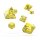 Oakie Doakie Dice RPG Set Translucent (7) - Yellow