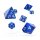 Oakie Doakie Dice RPG Set Speckled (7) - Blue