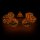 Oakie Doakie Dice RPG Set Metal Glow in the Dark (7) - Golden Princess