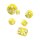 Oakie Doakie Dice D6 Dice Translucent - Yellow 16 mm (12 Dices)