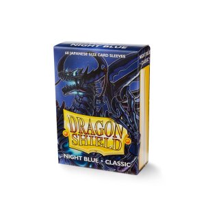 Dragon Shield Japanese Size Sleeves (60 Sleeves) - Classic Night Blue