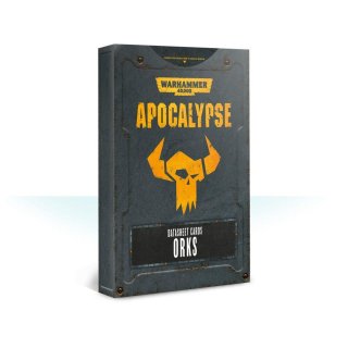 Warhammer 40k: Apocalypse - Datasheet Cards: Orks (Englisch)