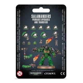 Salamanders - Upgrades und Abziehbilderbögen Salamanders Primaris