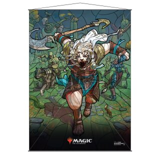 Ultra Pro - Stained Glass Wall Scroll Magic: The Gathering - Ajani