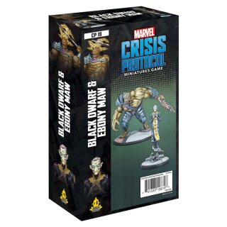 Marvel Crisis Protocol: Black Dwarf and Ebony Maw - Englisch