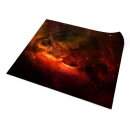 Playmats.eu - Red Nebula One-sided rubber Play Mat - 36x36 inches