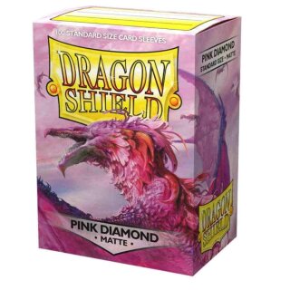 Dragon Shield Standard Sleeves - Matte Pink Diamond (100 Sleeves)