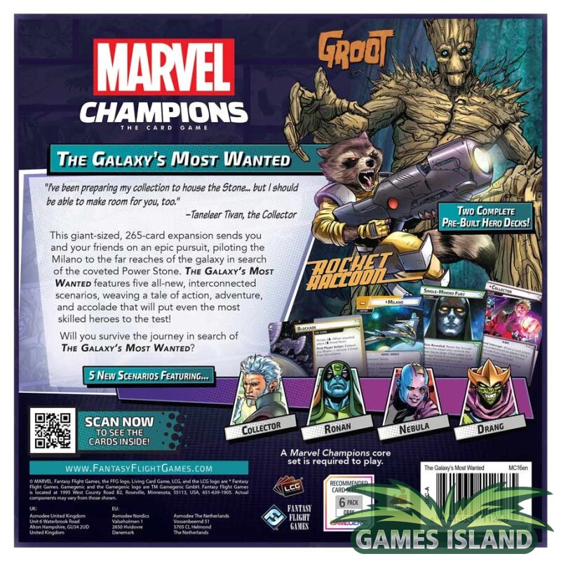 FFG Marvel Champions The Card Game The Galaxy's Most
