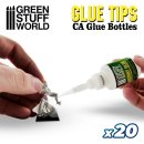 Green Stuff World - 20x Precision tips for Super Glue Bottles