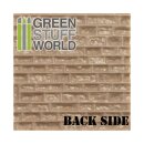 ABS Plasticard - ROUGH ROCK WALL Textured Sheet - A4