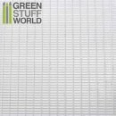 Green Stuff World - ABS Plasticard - SMALL RECTANGLES Textured Sheet - A4