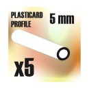 Green Stuff World - ABS Plasticard - Profile TUBE 5mm