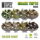 Green Stuff World - Grass TUFTS - 6mm self-adhesive - DARK GREEN