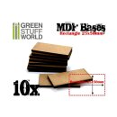 Green Stuff World - MDF Bases - Rectangle 25x50mm