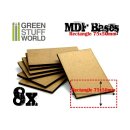 MDF Bases - Rectangle 75x50mm