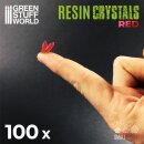 Green Stuff World - RED Resin Crystals - Small