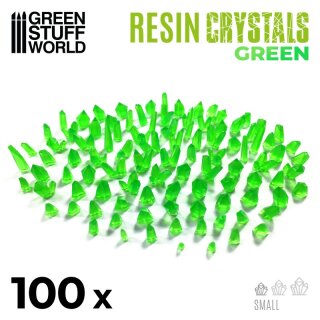 Green Stuff World - GREEN Resin Crystals - Small