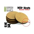 Green Stuff World - MDF Bases - Round 50 mm